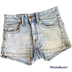 American Eagle high rise shortie Sz 2